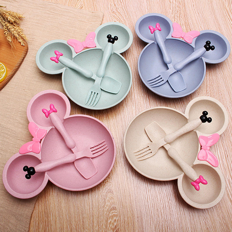 Wheat Straw Minnie Mouse Kids  - đánh giá và giá Baby Food Menu