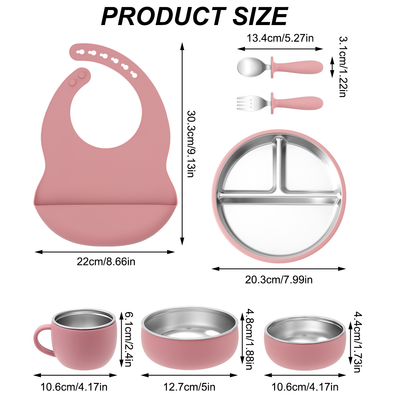 7PCS Stainless Steel Detachabl - đánh giá và giá Baby Food Menu