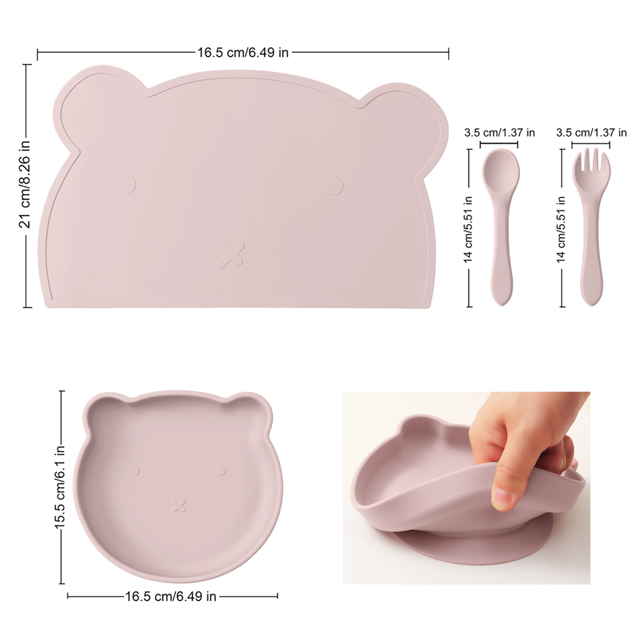 BPA Free 4PCS Silicone Childre - đánh giá và giá Baby Food Menu