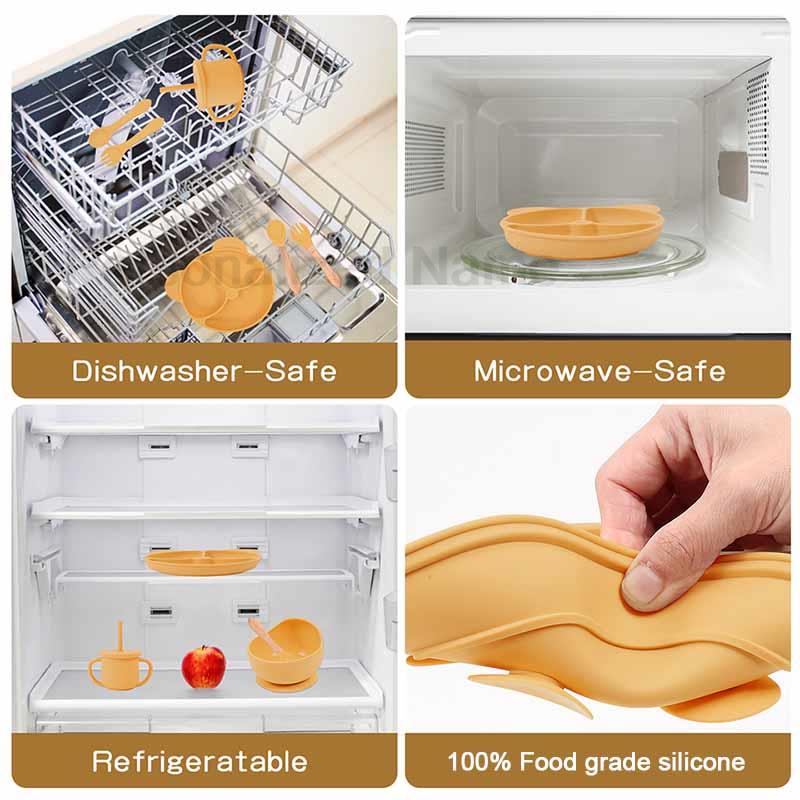 Baby Feeding Plate Sets Suctio - đánh giá và giá Baby Food Menu