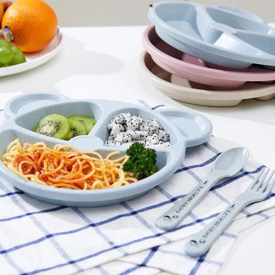1 Set Baby Bowl Spoon Fork Set - đánh giá và giá Baby Food Menu