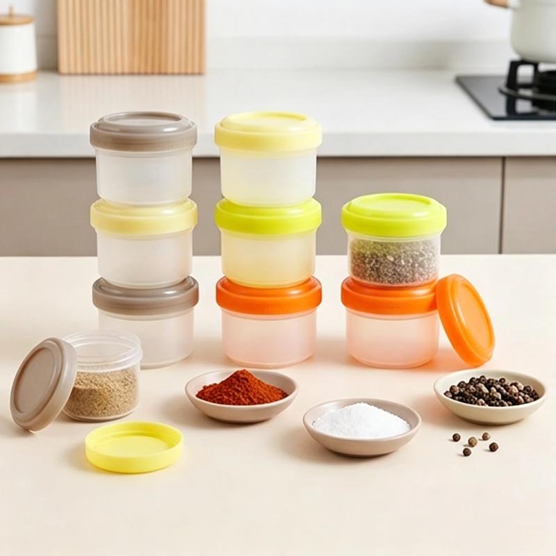4Pcs Stackable PP Mini Food Ja - đánh giá và giá Baby Food Jars With Lids