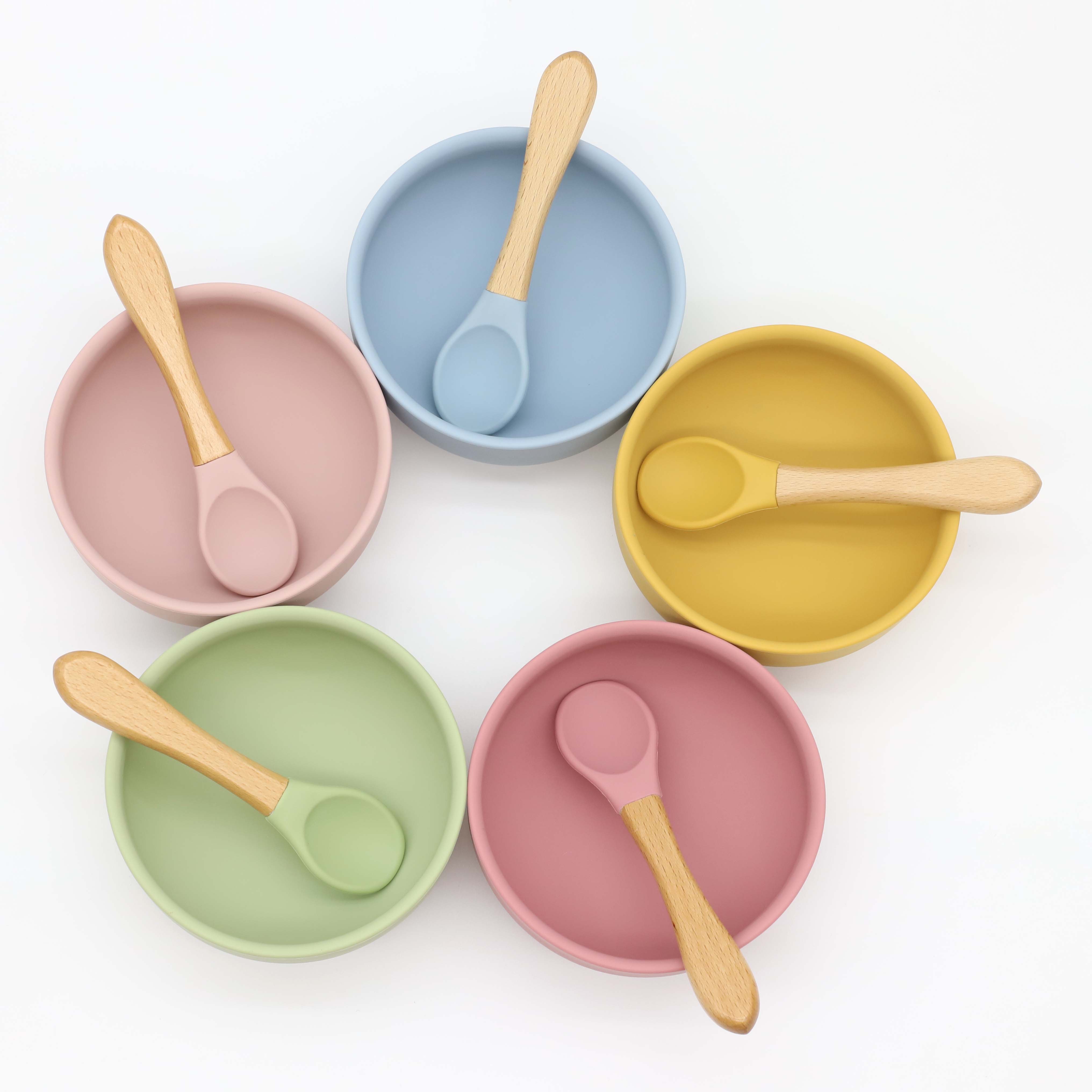 Silicone Bowl with Suction Cup - đánh giá và giá Baby Food Jars With Lids